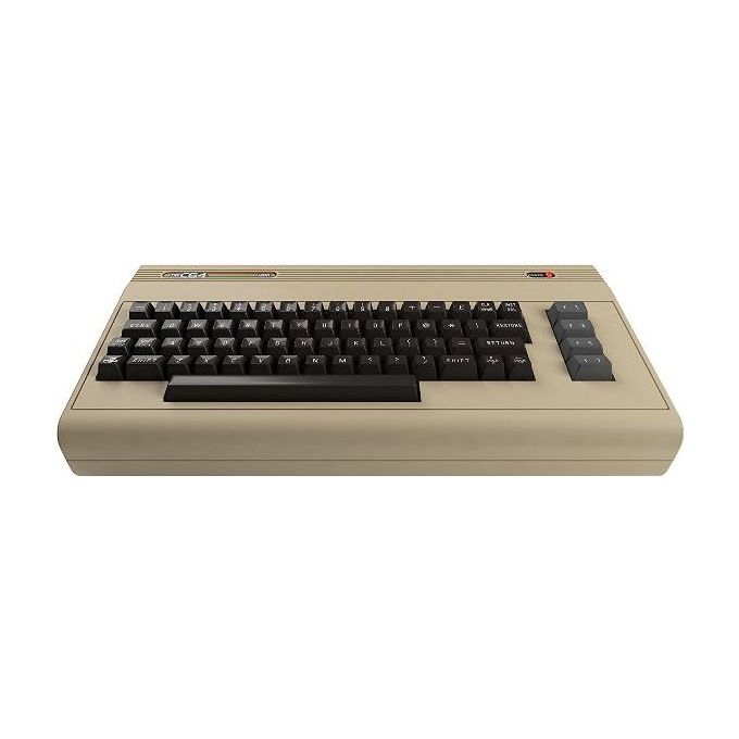 Retro Games 1024525 THEC64 Mini Console Retro 64 giochi preinstallati HDMI 720p 2 porte USB filtro grafico CRT NTSC PAL colore Nero