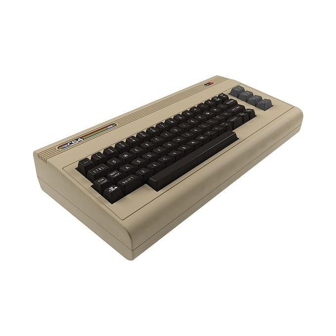 Retro Games 1024525 THEC64 Mini Console Retro 64 giochi preinstallati HDMI 720p 2 porte USB filtro grafico CRT NTSC PAL colore Nero