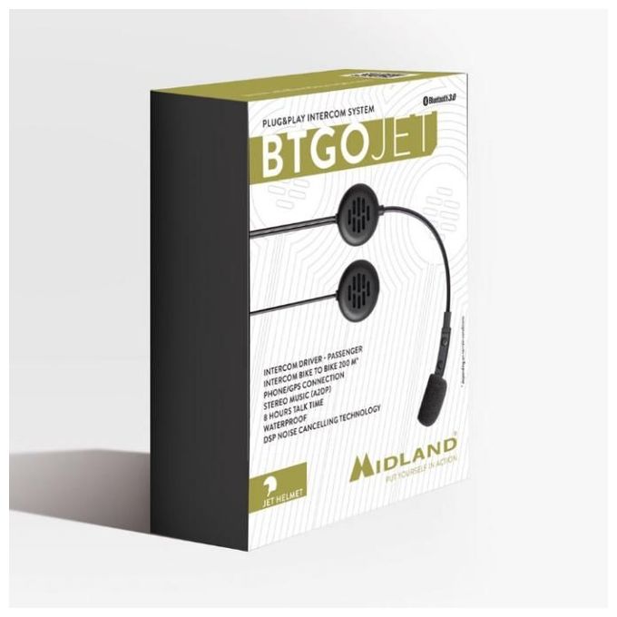 Midland Interfono Bluetooth casco Jet BT GO JET