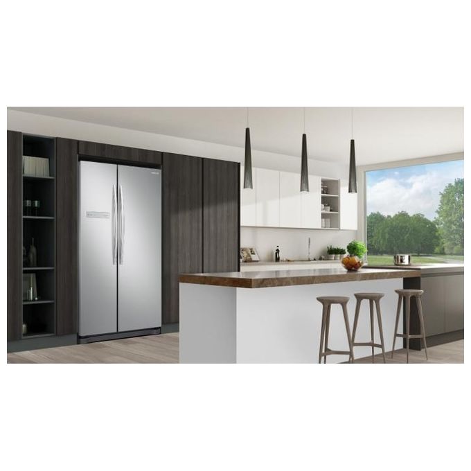 Samsung RS54N3003SA Frigorifero Side by Side Capacita' 552 Litri Classe energetica F (A+) No Frost Premium Multi Flow Plus 178,9 cm Premium Silver