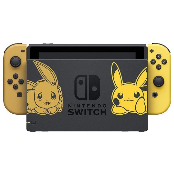 Console Nintendo Switch Pikachu and Eevee Edition + Pokemon: Let's Go Pikachu! + Poké Ball Plus