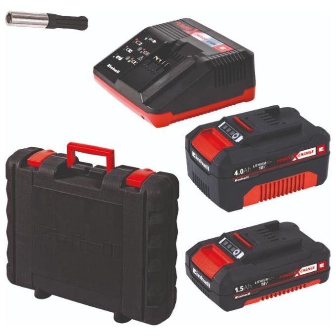 Einhell Martello Tassellatore A Batteria Te-HD 18 Li Funzione Martello Avvitamento e Foratura Alta Prestazione