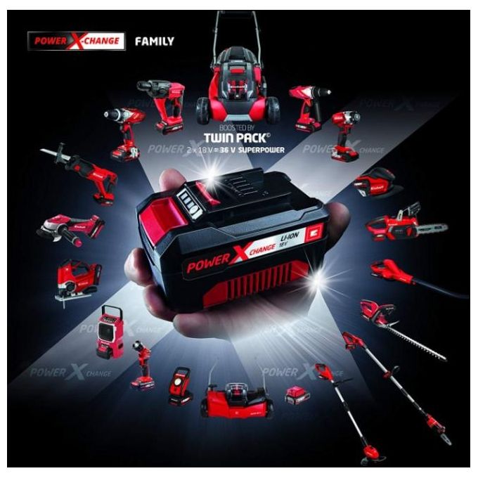 Einhell Collegamento Usb Per Batteria Te-Cp 18 Li Usb (Batteria Non Inclusa)