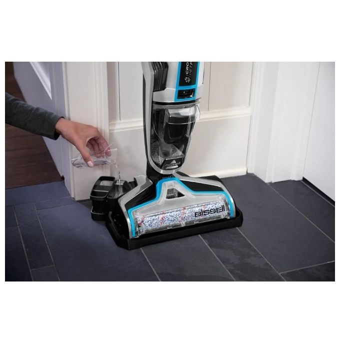 BISSELL 2225N CrossWave Pet Pro Aspirapolvere Lavapavimenti Multifunzione 3-in-1 Potenza 560 Watt Capacita' 0,82 Litri Titanio e Bosanova Blu