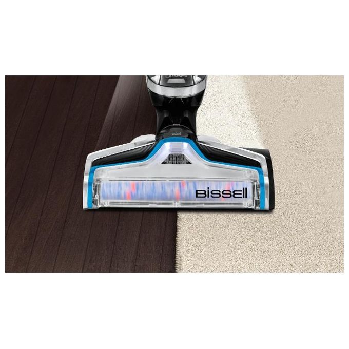 BISSELL 2225N CrossWave Pet Pro Aspirapolvere Lavapavimenti Multifunzione 3-in-1 Potenza 560 Watt Capacita' 0,82 Litri Titanio e Bosanova Blu