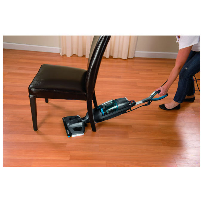 Bissell 1977N Scopa a Vapore 2 in 1 Vac and Steam 1600W Blu Titanio Nero