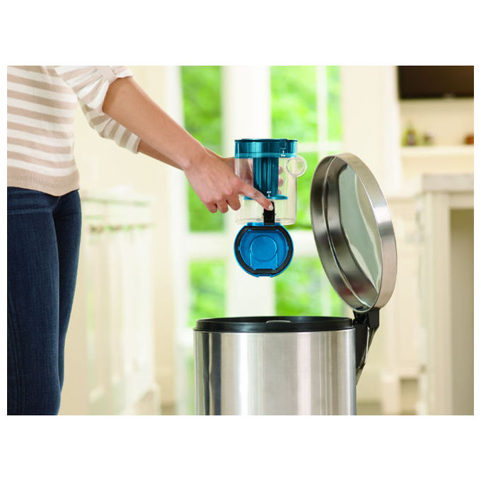 Bissell 1977N Scopa a Vapore 2 in 1 Vac and Steam 1600W Blu Titanio Nero