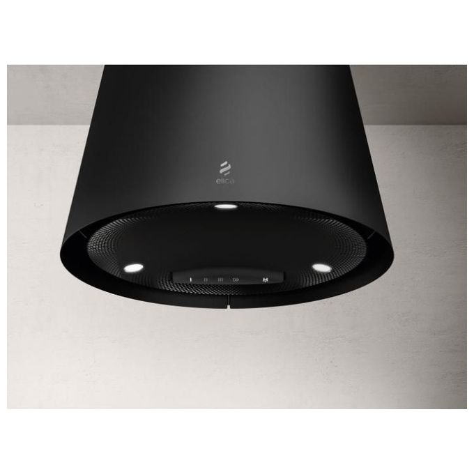 Elica PRF0120352A EASY UX BL-F-50 Cappa a Isola Classe energetica A 3 Velocita' Filtrante 50 cm Nero