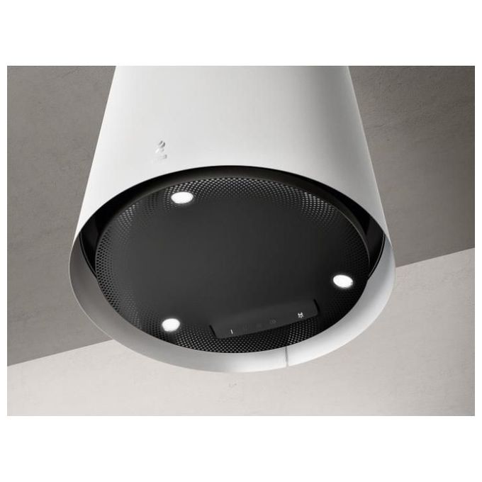 Elica PRF0119940A EASY UX WH-F-50 Cappa a Isola Classe energetica A 3 Velocita' Filtrante Illuminazione LED 50 cm Bianco