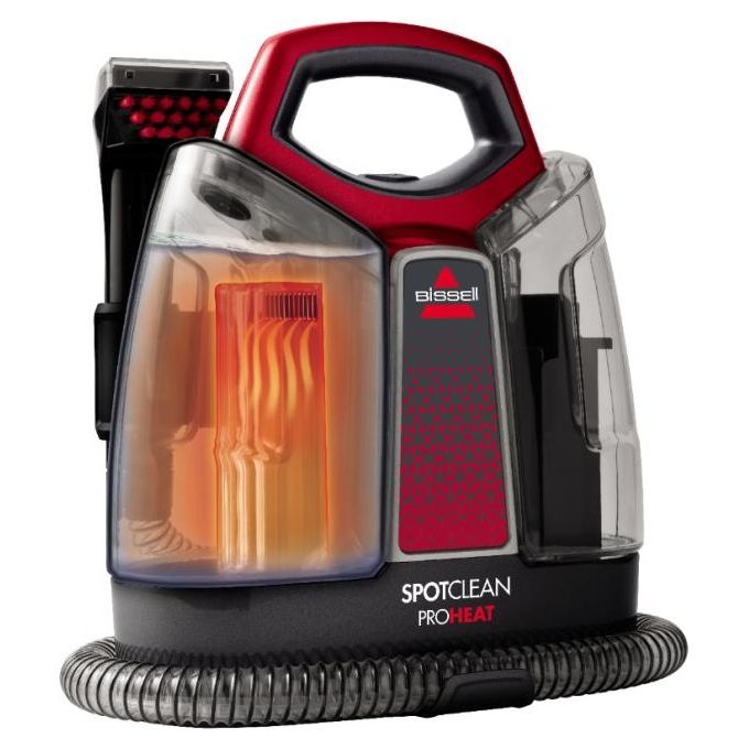 BISSELL 36988 SpotClean Pulitore portatile e Lavamoquette per Macchie ed Aloni Capacita' 1,4 Litri Bianco e Rosso
