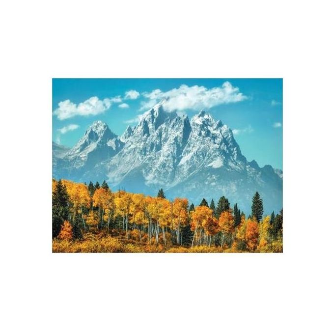 Clementoni Puzzle 1000 Pezzi – Grand Teton in Fall, Dimensioni 69×50 cm, Cartone Riciclato, Immagine Alta Definizione