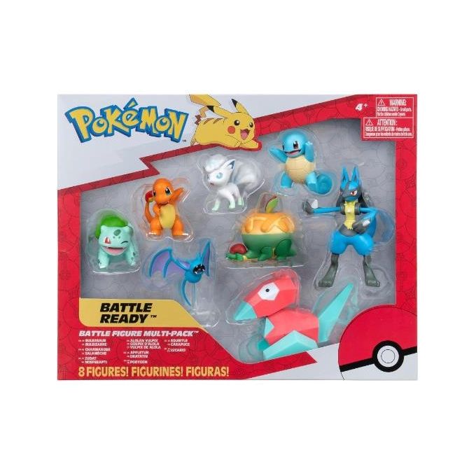 Rei Toys Set Pokemon 8 Personaggi Battle Ready