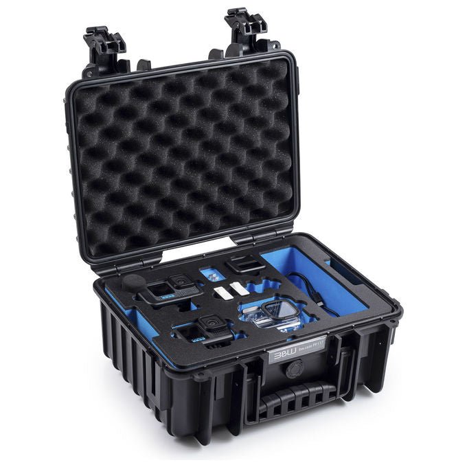 BandW International PP.117 I BandW Outdoor Action Case Tipo PP.117 I per GoPro HERO 9-13 Impermeabile IP67 Volume 11,7 L con Maniglia colore Nero