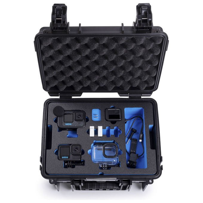BandW International PP.117 I BandW Outdoor Action Case Tipo PP.117 I per GoPro HERO 9-13 Impermeabile IP67 Volume 11,7 L con Maniglia colore Nero