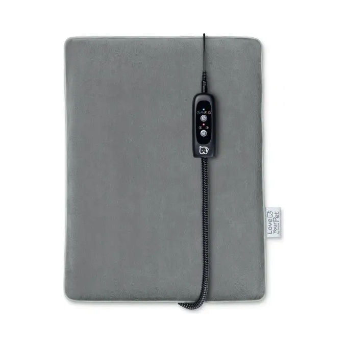 Beurer PP 210 Lilli Tappetino riscaldante 41 x 34 cm - con 2 livelli di temperatura - 4 timer impostabili - cavo rivestito con tubo anti-morso - lavabile in lavatrice