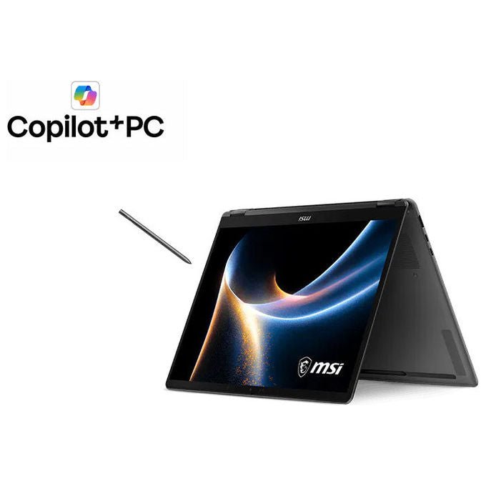 MSI PRESTIGE 14 FLIP AI+ D3MTG-075IT Notebook Ibrido 2 in 1 Intel Core Ultra 9 386H 32 GB LPDDR5x 1 TB SSD Schermo Touch OLED 14'' Wi-Fi 7 Windows 11 Home colore Grigio