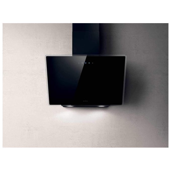 Elica SHIRE BK-A-60 Cappa a parete aspirante Comandi touch control 60 cm Classe energetica A+++ 650 m3-h Vetro Nero PRF0119819A