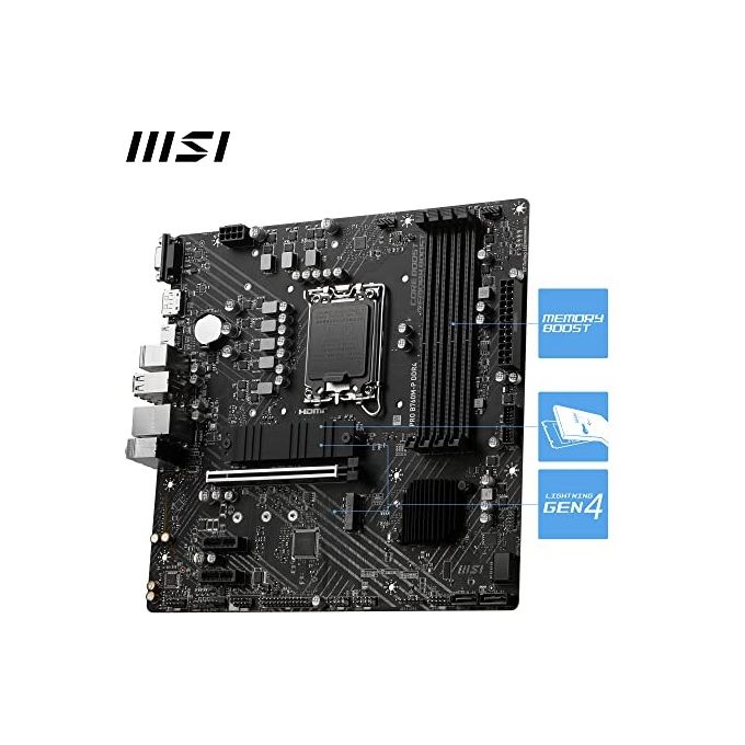MSI PRO B760M-P DDR4 Scheda Madre Intel B760 LGA 1700 micro ATX