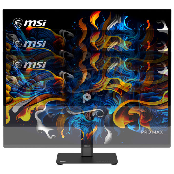 MSI PRO MAX 271UPX12G Monitor 4K UHD 120Hz QD-OLED Delta E ? 2 DarkArmor Film colore Nero