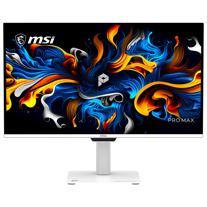 MSI PRO MAX 271UPXW12G Monitor QD-OLED 27'' 120Hz colore Nero