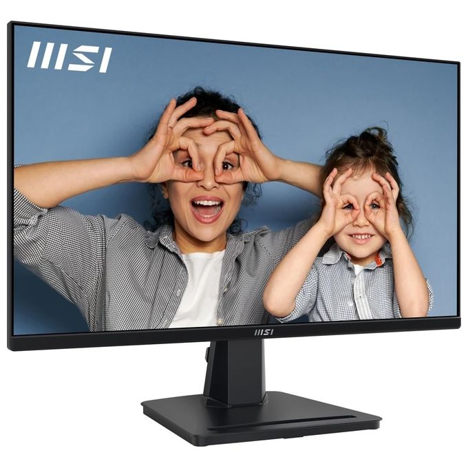 MSI PRO MP251 Monitor 24,5'' IPS FHD (1920x1080), 100Hz, 1ms, altoparlanti integrati, Eye-friendly, FreeSync, 1x HDMI e 1x DP, VESA - HDMI 1.4b, D-Sub (VGA)