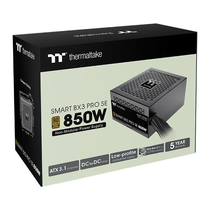 Thermaltake PS-SPD-0850NNSABE-7 Smart BX3 Pro SE Alimentatore PC 850 W 80 PLUS Bronze colore Nero