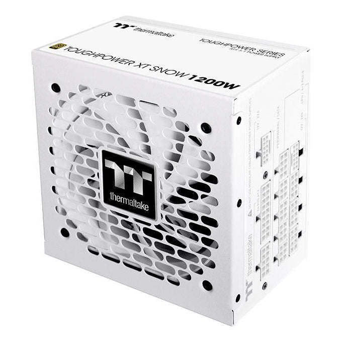 Thermaltake PS-TPX-1200FNFAGE-W Toughpower XT Snow Alimentatore ATX 3.1 1200W 80 Plus Gold PCIe 5.1 12V-2x6 Completamente Modulare Smart Zero Fan Ventola 120 mm Bianco