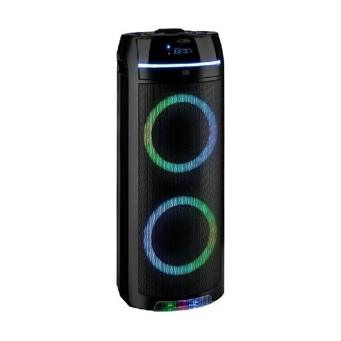 Reflexion PS10CD Altoparlante Portatile con Bluetooth 5.0 CD Radio FM 480 W colore Nero