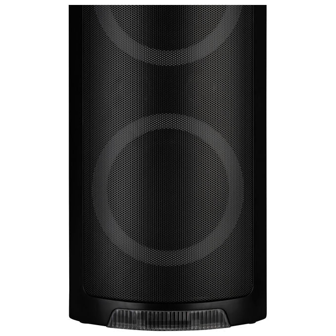Reflexion PS10CD Altoparlante Portatile con Bluetooth 5.0 CD Radio FM 480 W colore Nero