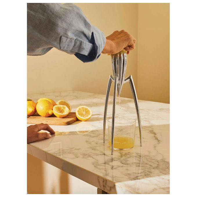 Alessi PSJS Juicy Salif Spremiagrumi in Alluminio Lucido colore Argento
