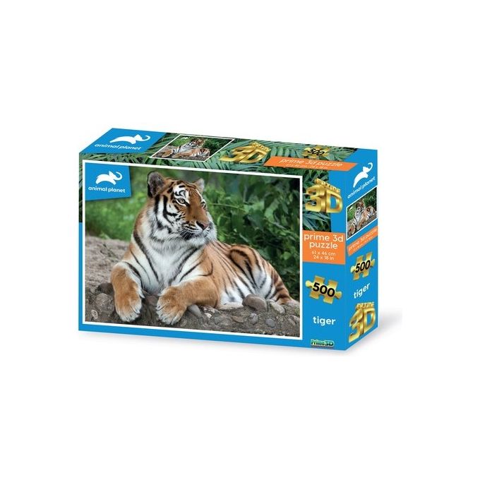 Grandi Giochi Puzzle Animal Planet Prime 3D Tigre