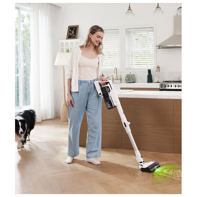 Tineco 6974950109356 Pure One A50S Plus Aspirapolvere a bastone 2 in 1 Senza sacchetto 1 L 185 W Fino a 70 minuti colore Bianco
