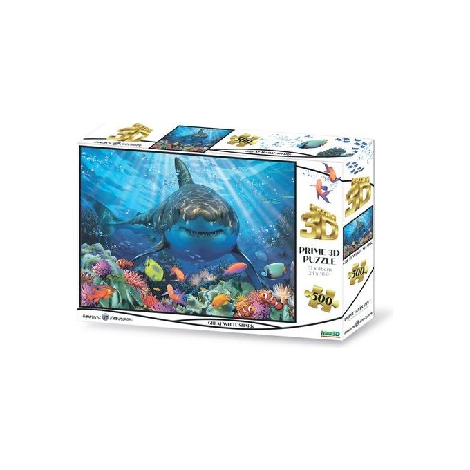 Grandi Giochi Puzzle Howard Robinson Prime 3D Squalo