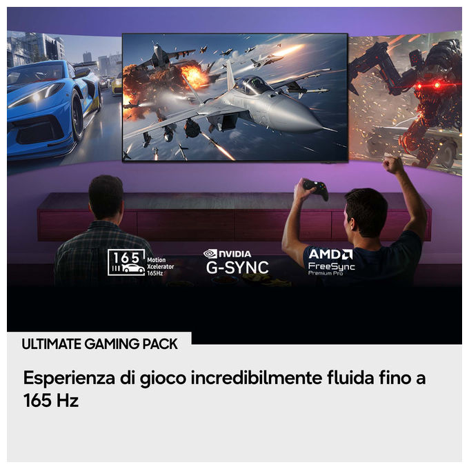 Samsung QE42S90HAEXZT OLED AI TV 42'' 4K Ultra HD Processore NQ4 AI Gen3 Motion Xcelerator 165Hz Glare Free HDR10 Plus Dolby Atmos VESA 200x200 mm colore Graphite Black