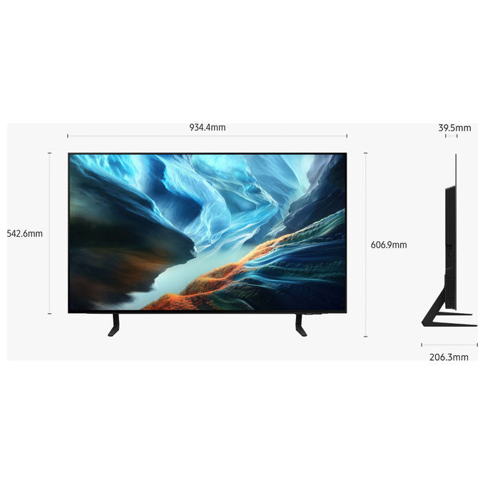 Samsung QE42S90HAEXZT OLED AI TV 42'' 4K Ultra HD Processore NQ4 AI Gen3 Motion Xcelerator 165Hz Glare Free HDR10 Plus Dolby Atmos VESA 200x200 mm colore Graphite Black