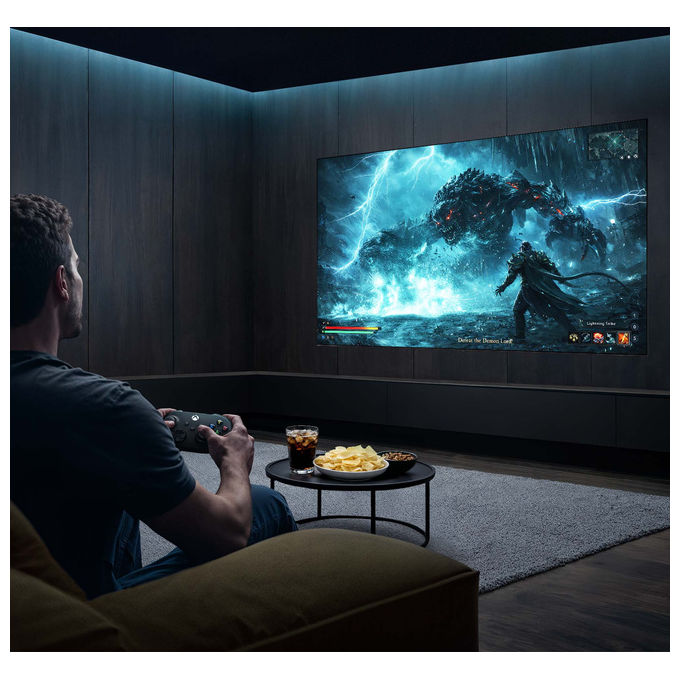 Samsung QE42S90HAEXZT OLED AI TV 42'' 4K Ultra HD Processore NQ4 AI Gen3 Motion Xcelerator 165Hz Glare Free HDR10 Plus Dolby Atmos VESA 200x200 mm colore Graphite Black