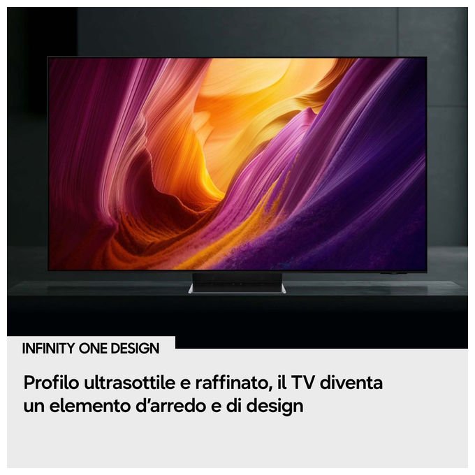 Samsung QE55S95HFTXZT OLED AI TV 55'' 4K UHD con Processore NQ4 AI Gen3 Motion Xcelerator 165Hz Dolby Atmos OLED HDR Pro colore Graphite Black