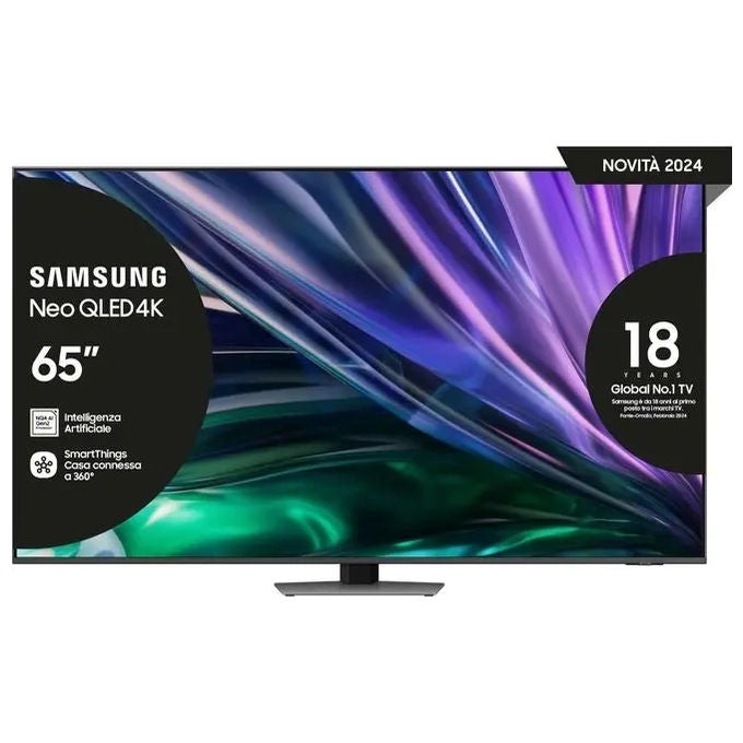 Samsung Neo QLED 4k QE65QN85DBTXZT 65 pollici Smart Tv processore NQ4 AI GEN2 MOTION XCELERATOR TURBO+ DOLBY ATMOS OTS LITE