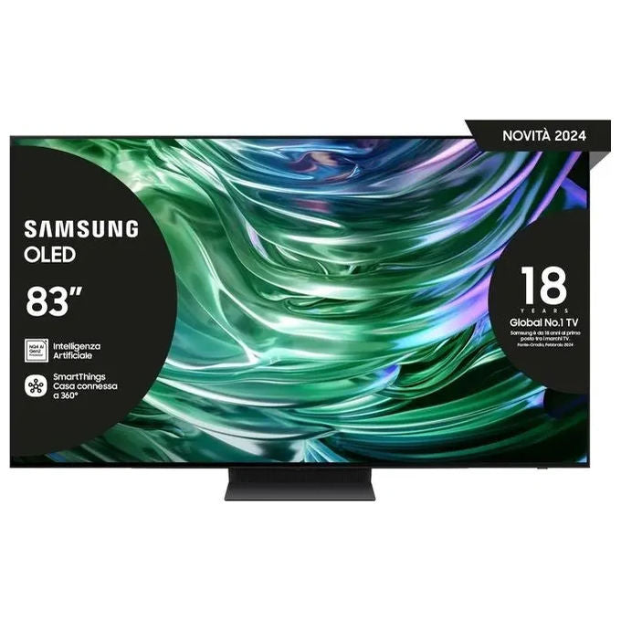 Samsung QE83S90DAEXZT Tv Oled 4k 83'' Smart Tv Wi-fi Graphite Black 2024 Processore Nq4 Ai Gen2 Self-Illuminating Pixels Laser Slim Design Dolby Atmos