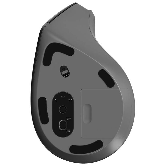 Rapoo EV310M Mouse Wireless Ergonomico 6 Tasti 2400 DPI Connessione Multimodale colore Nero