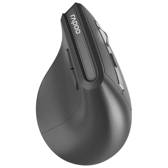 Rapoo EV310M Mouse Wireless Ergonomico 6 Tasti 2400 DPI Connessione Multimodale colore Nero