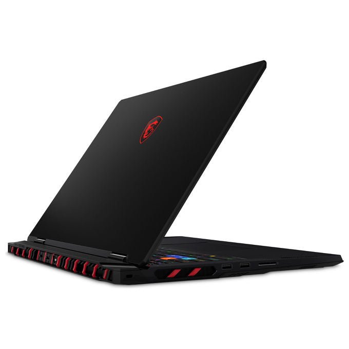MSI RAIDER A18 HX A9WIG-290IT Raider Computer portatile 18'' Mini LED UHD+ 3840x2400 120 Hz Ryzen 9 9955HX3D RTX 5080 32 GB DDR5 1 TB SSD Wi-Fi 7 Windows 11 colore Nero