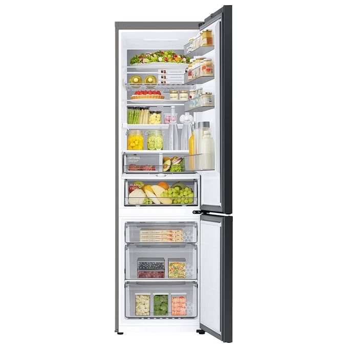Samsung RB38A7B6AB1 Bespoke Frigorifero Combinato Capacita' 390 Litri Classe energetica A No Frost Premium Twin Cooling Plus 203 cm Nero Black Matte