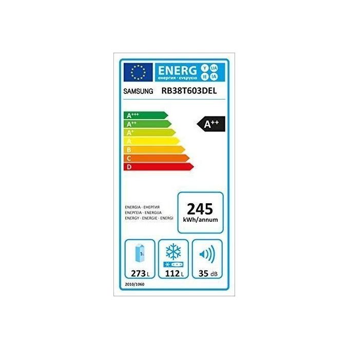 Samsung RB38T603DEL Frigorifero Combinato Capacita' 390 Litri Classe energetica D (A++) No Frost Premium Power Cool 203 cm Shell Beige