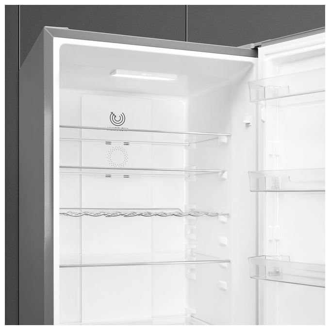 Smeg RC20XDNE – Frigorifero Combinato 331 L, Total No Frost + MultiFlow + KitchenFit con Display, (200 × 60 × 65 cm), Inox