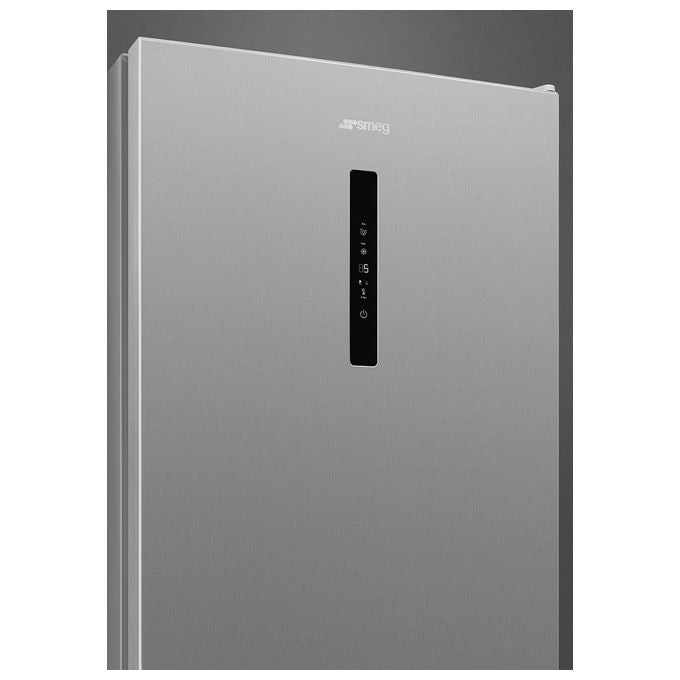 Smeg RC20XDNE – Frigorifero Combinato 331 L, Total No Frost + MultiFlow + KitchenFit con Display, (200 × 60 × 65 cm), Inox