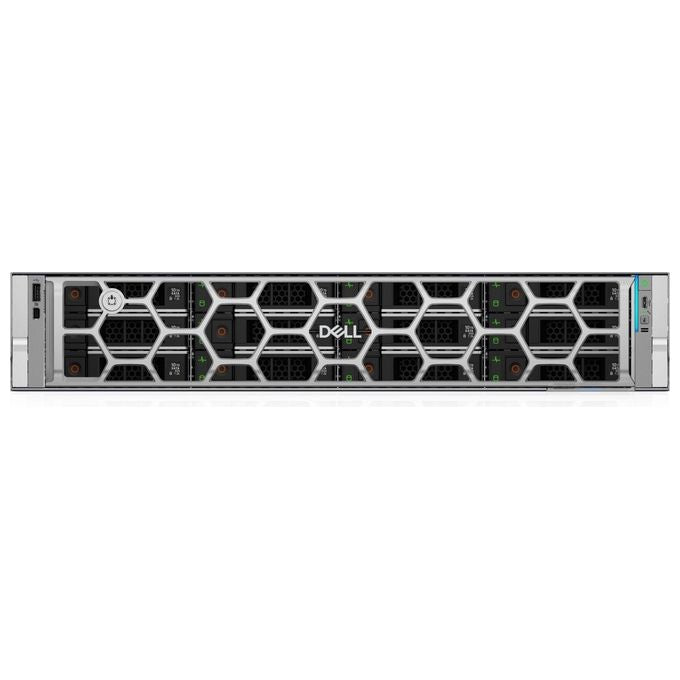 Dell RCYKN R570 Server 1,92 TB Armadio 2U Intel Xeon 6 6517P 3,2 GHz 32 GB DDR5-SDRAM colore Nero