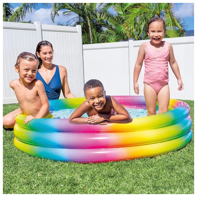 Intex Piscina Geometria Multicolore 147x33 cm