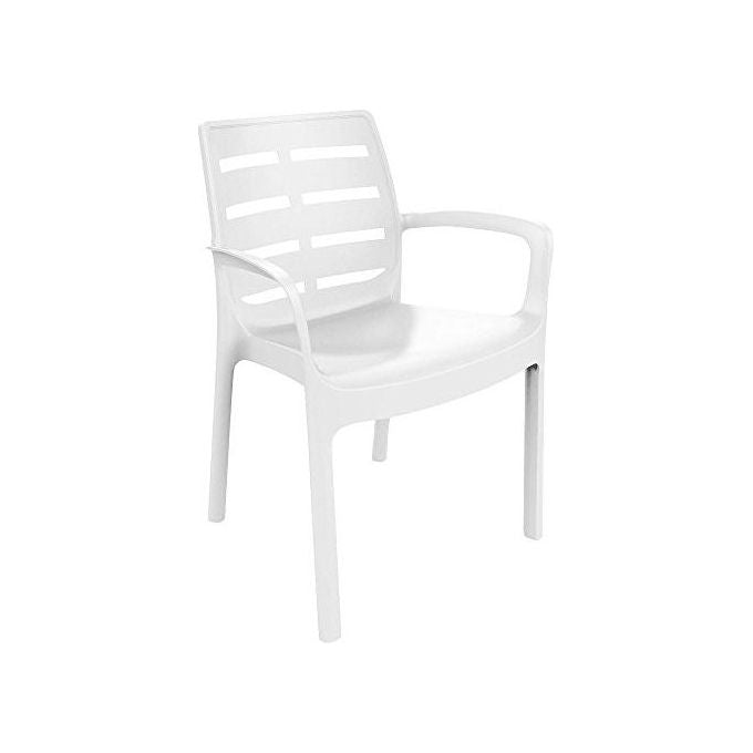 Ipae progarden sedia borneo bianca per arredo giardino struttura resistente e design elegante per esterni