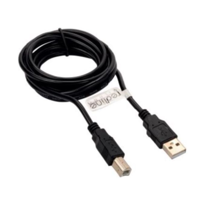 Redline Cavo Usb A-B 2.0 Nero 3mt